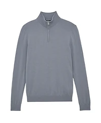 Reiss Men's Merino Wool Half-Zip Jumper Sweater