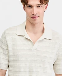 Club Room Men's Linen-Blend Polo Shirt, Macy's Exclusive