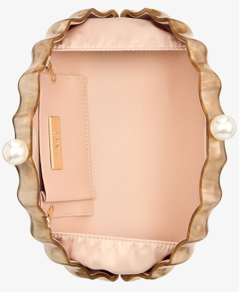 I.n.c International Concepts Acrylic Shell Minaudiere, Macy's Exclusive