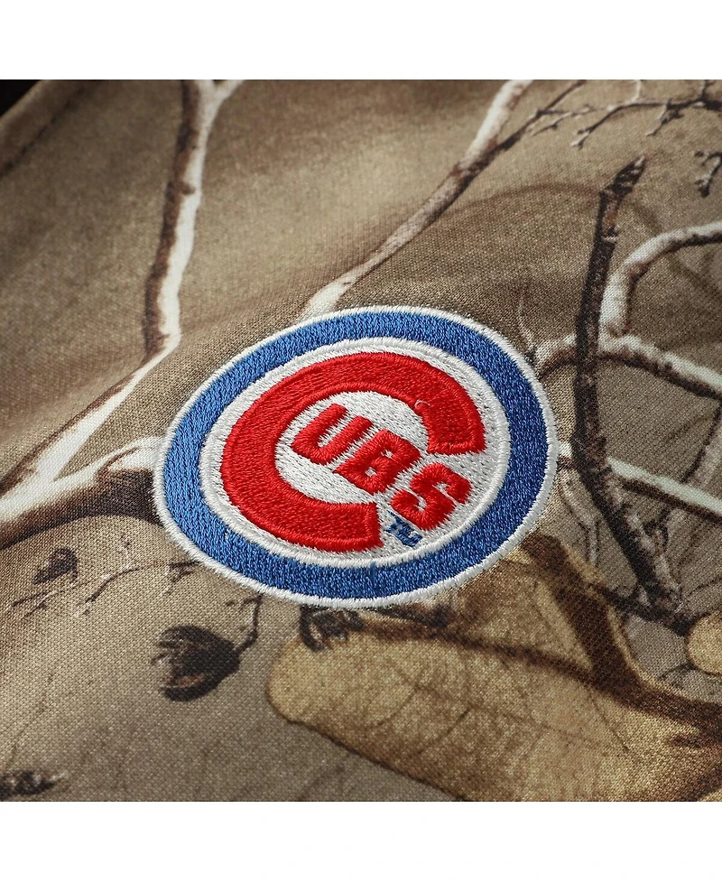 Dunbrooke Men's Camo Chicago Cubs Trophy Realtree Full-Zip Hoodie