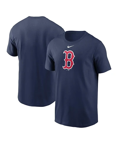 Nike Men's Navy Boston Red Sox Fuse Large Logo T-Shirt