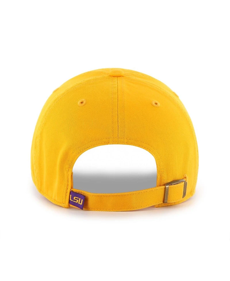'47 Brand Men's Gold Lsu Tigers Clean Up Adjustable Hat