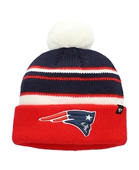 '47 Brand Preschool Red New England Patriots Peewee Cuffed Knit with Pom Hat