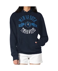 G-iii 4Her by Carl Banks Women's Navy Minnesota Timberwolves City Pullover Hoodie