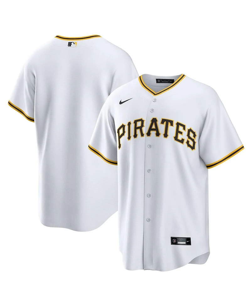 Nike Men's White Pittsburgh Pirates Home Big Tall Replica Jersey