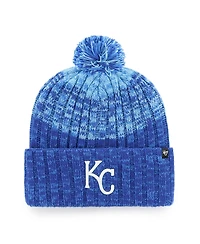 '47 Brand Men's Royal Kansas City Royals Cascade Cuffed Knit Hat with Pom