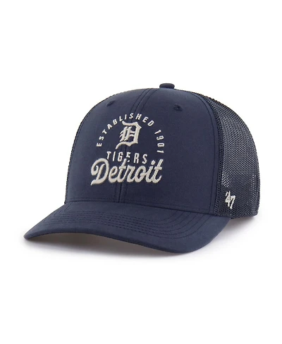 '47 Brand Men's Navy Detroit Tigers Pitstop Trucker Adjustable Hat