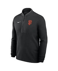 Nike Men's Black San Francisco Giants Dri-fit Victory Half-Zip