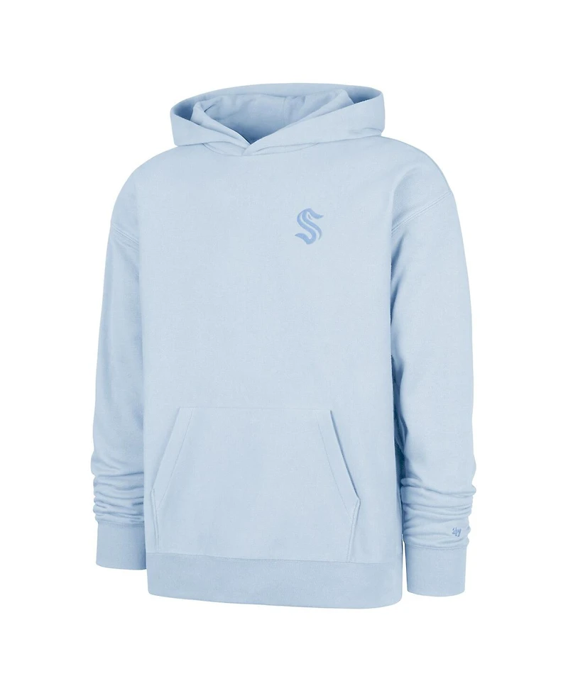 '47 Brand Men's Light Blue Seattle Kraken Foundation Pullover Hoodie