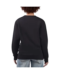 G-iii 4Her by Carl Banks Women's Black San Diego Padres Flowers Graphic Pullover Sweatshirt