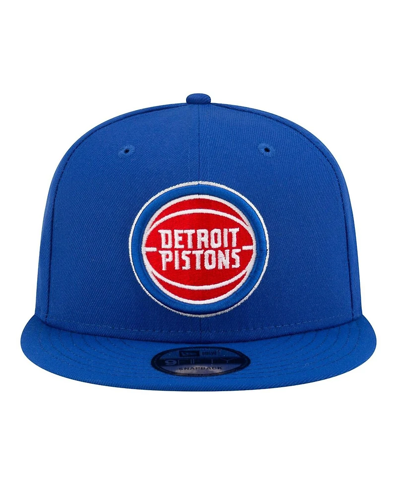 New Era Men's Blue Detroit Pistons One Tone Team 9FIFTY Adjustable Hat