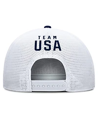 Fanatics Men's Navy/White Team Usa Oath Rope Trucker Adjustable Hat