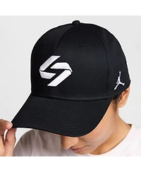 Jordan Men's and Women's Black Luka Rise Adjustable Hat