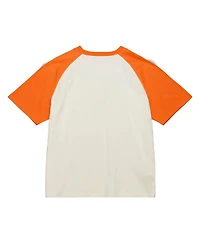 Mitchell & Ness Women's Cream Baltimore Orioles Boyfriend Raglan T-Shirt