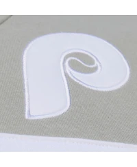 Mitchell & Ness Men's Gray Philadelphia Phillies Cooperstown Collection Thunderstorm Head Coach Hoodie