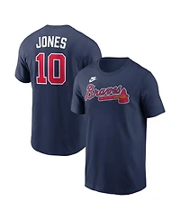 Nike Men's Chipper Jones Navy Atlanta Braves Cooperstown Collection Name Number T-Shirt