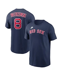 Nike Men's Carl Yastrzemski Navy Boston Red Sox Cooperstown Collection Name Number T-Shirt