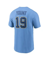 Nike Men's Robin Yount Powder Blue Milwaukee Brewers Cooperstown Collection Name Number T-Shirt