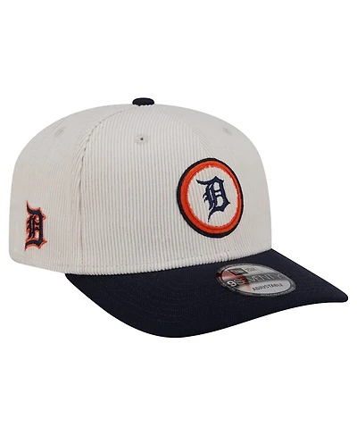 New Era Men's Cream Detroit Tigers Loyal 9SEVENTY Adjustable Hat