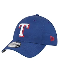 New Era Men's Royal Texas Rangers Tonal Camo 39THIRTY Flex Hat