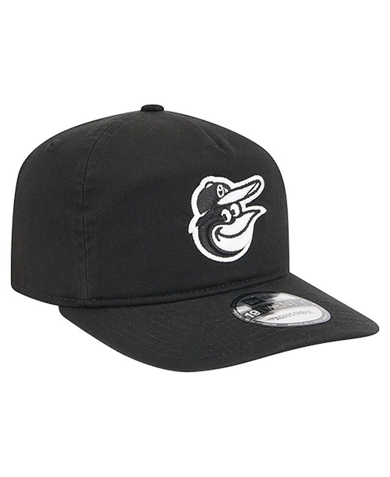 New Era Men's Black/White Baltimore Orioles 19TWENTY Adjustable Hat