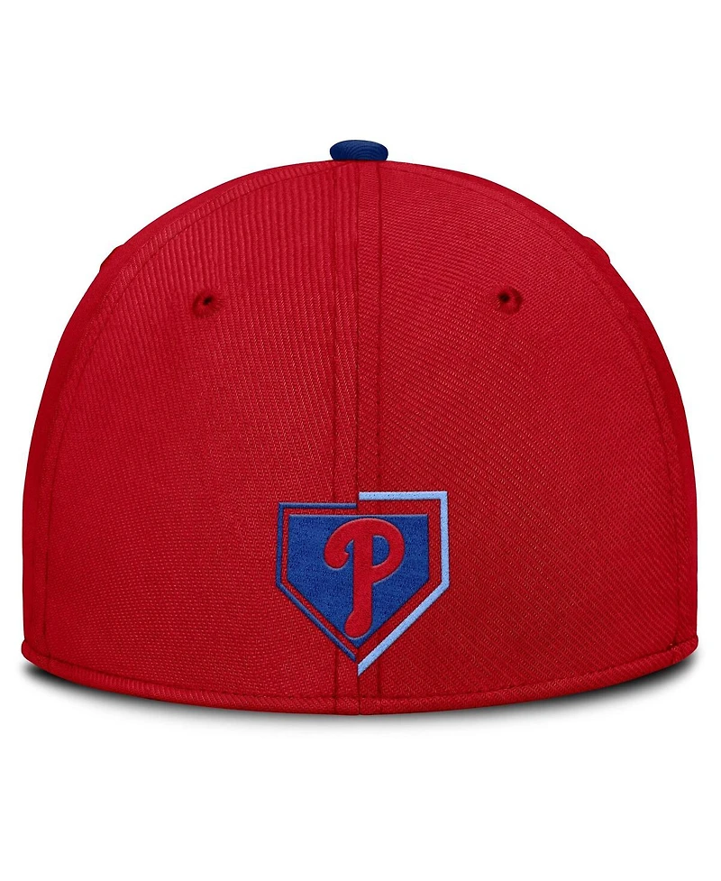 Nike Men's Red Philadelphia Phillies Primetime Rise Dri-fit Flex Hat