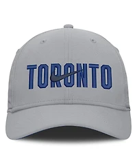Nike Men's Gray Toronto Blue Jays Primetime Rise Dri-fit Flex Hat
