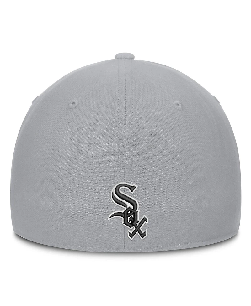 Nike Men's Gray Chicago White Sox Primetime Dri-fit Rise Bozz Flex Hat