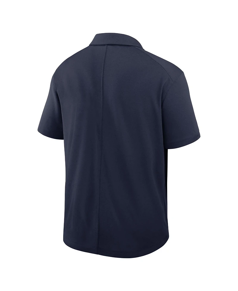 Nike Men's Navy Auburn Tigers Primetime Victory Plus Dri-fit Polo Shirt
