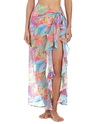 Bleu by Rod Beattie Women's Bellissimo Ruffle Cover-Up Swim Sarong