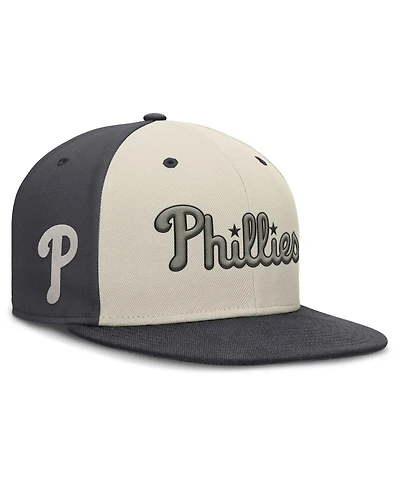Nike Men's Cream Philadelphia Phillies Dri-fit True Fitted Hat