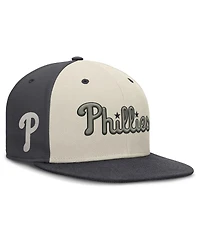 Nike Men's Cream Philadelphia Phillies Dri-fit True Fitted Hat
