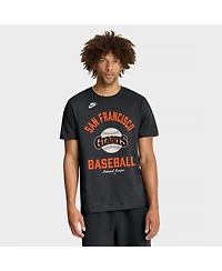 Nike Men's Black San Francisco Giants Cooperstown Collection T-Shirt