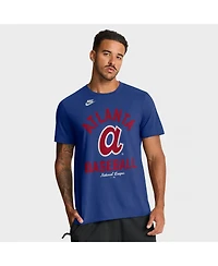 Nike Men's Royal Atlanta Braves Cooperstown Collection T-Shirt
