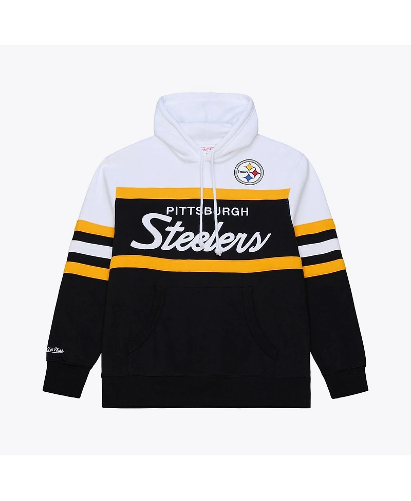 Mitchell & Ness Men's Black Pittsburgh Steelers Head Coach Hoodie