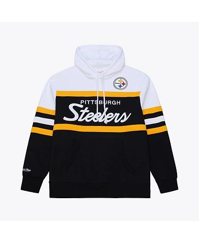 Mitchell & Ness Men's Black Pittsburgh Steelers Head Coach Hoodie
