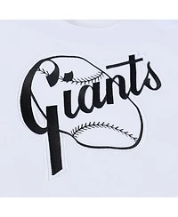Mitchell & Ness Men's White San Francisco Giants Cooperstown Collection Fleece Hoodie