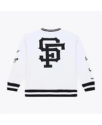 Mitchell & Ness Men's White San Francisco Giants Arctic Fleece Sweatshirt