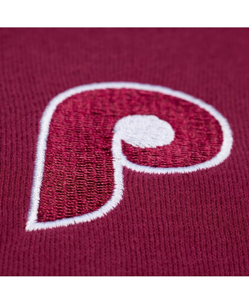 Mitchell & Ness Women's Burgundy Philadelphia Phillies Script Sweatshirt