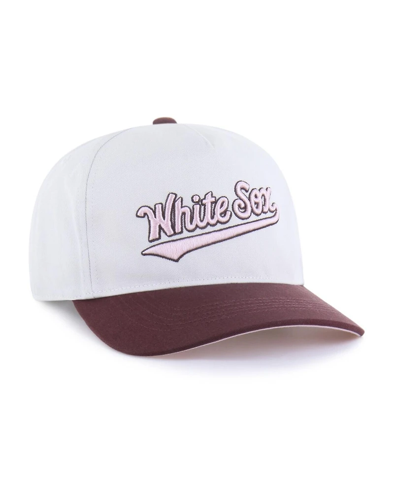 '47 Brand Men's and Women's Stone/Burgundy Chicago White Sox Love Letter Adjustable Hitch Hat