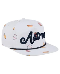 New Era Men's White Houston Astros Team Cheer Rope 19TWENTY Adjustable Hat