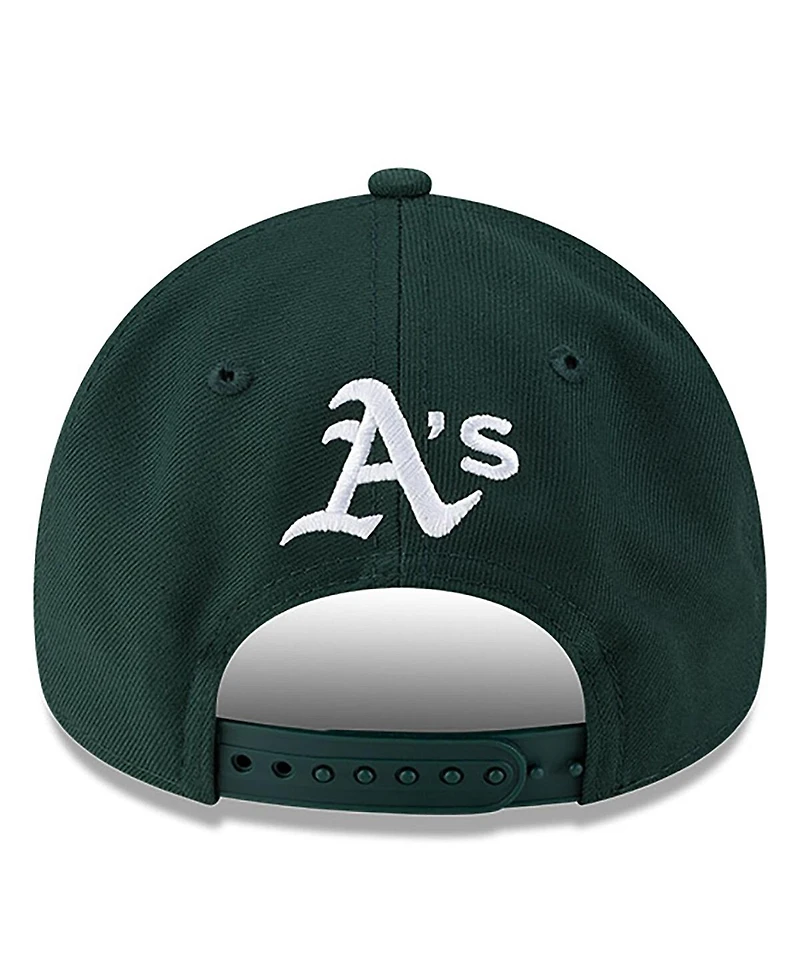 New Era X Hyperfly Men's Green Oakland Athletics A-Frame 9FORTY Adjustable Hat