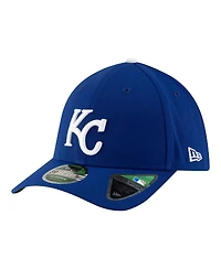 New Era Men's Royal Kansas City Royals Player Replica 39THIRTY M-Crown Flex Hat