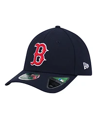 New Era Men's Navy Boston Red Sox Player Replica 39THIRTY M-Crown Flex Hat