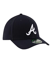 New Era Men's Navy Atlanta Braves Player Replica 39THIRTY M-Crown Flex Hat