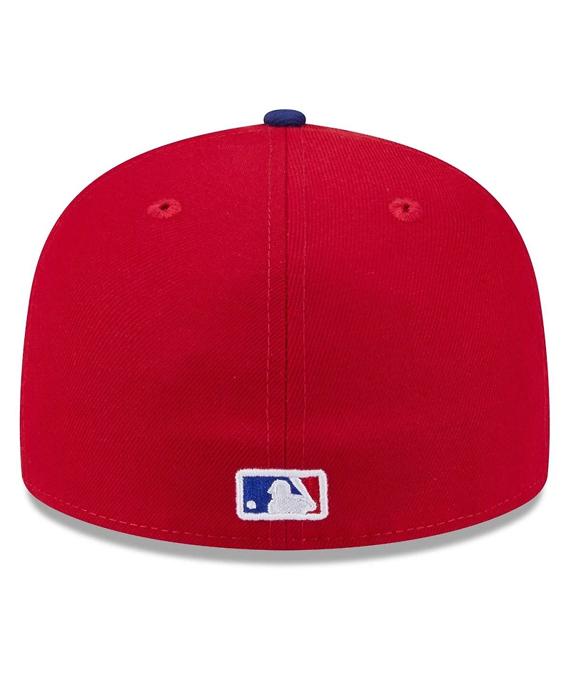 New Era Men's Red/Royal Texas Rangers 2026 Spring Training Low Profile 59FIFTY Fitted Hat