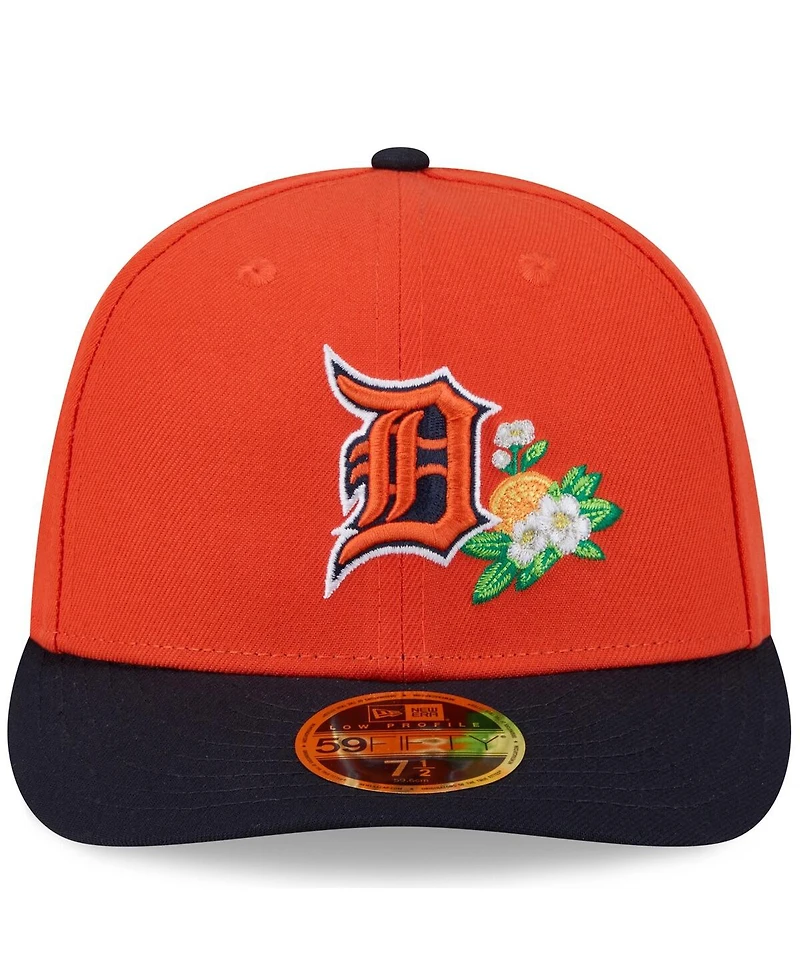 New Era Men's Orange/Navy Detroit Tigers 2026 Spring Training Low Profile 59FIFTY Fitted Hat