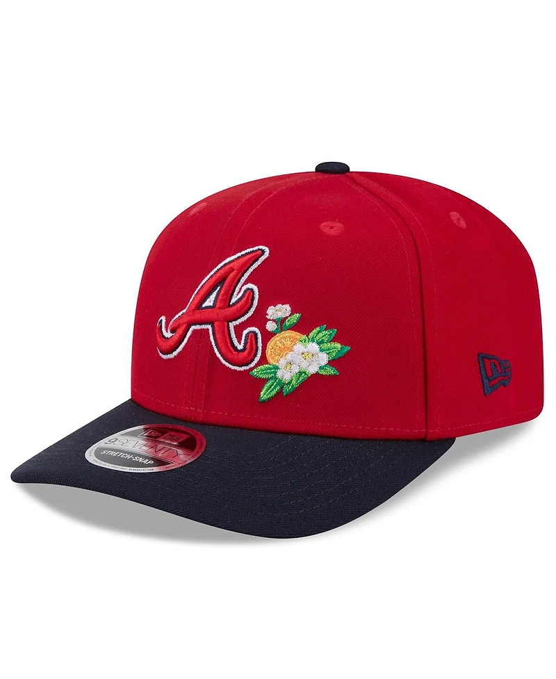 New Era Men's Red/Navy Atlanta Braves 2026 Spring Training 9SEVENTY Adjustable Hat