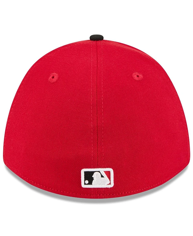 New Era Men's Red/Black Cincinnati Reds 2026 Spring Training M-Crown 39THIRTY Flex Hat