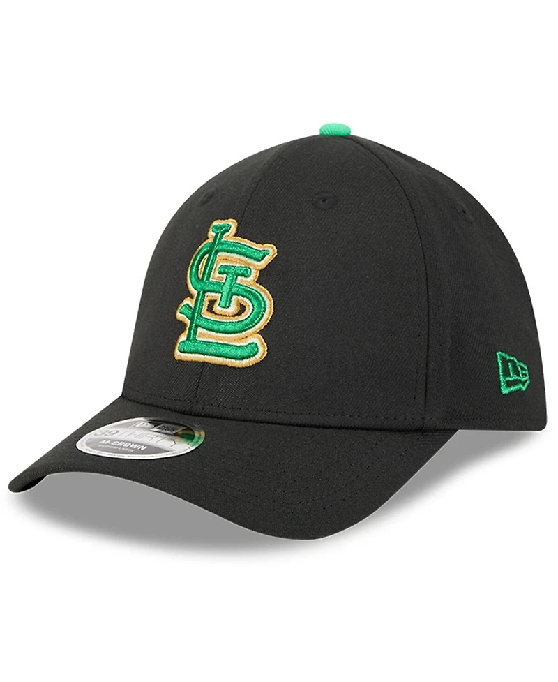 New Era Men's Black St. Louis Cardinals 2026 St. Patrick's Day 39THIRTY Flex Hat